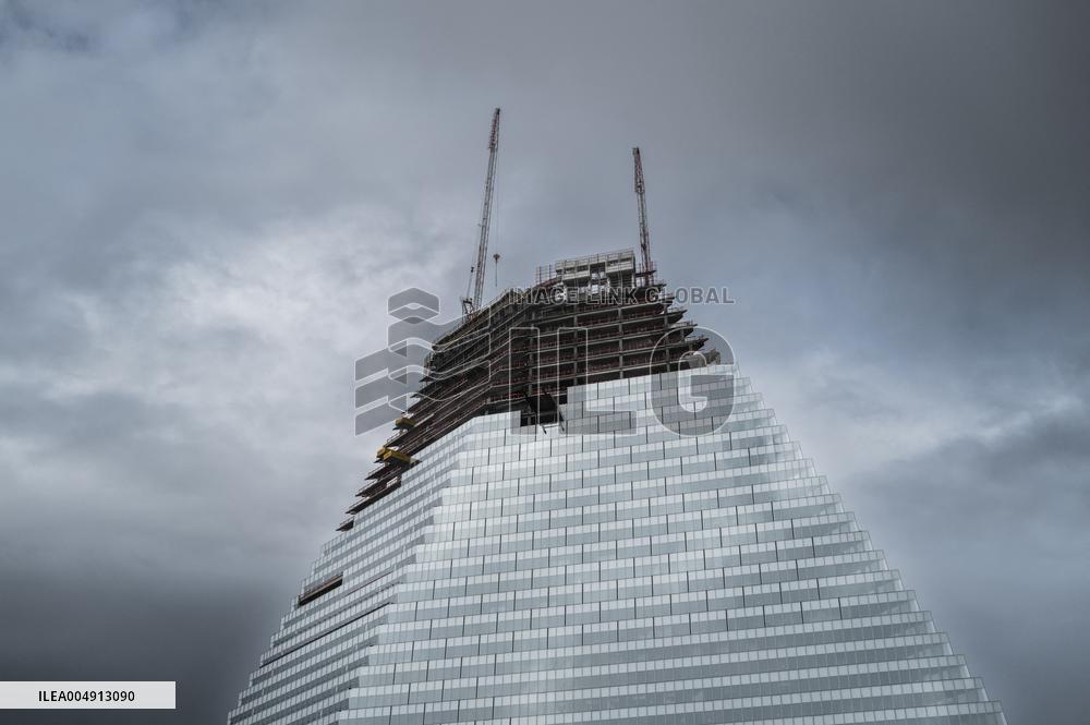 Illustration of the Triangle Tower - Paris