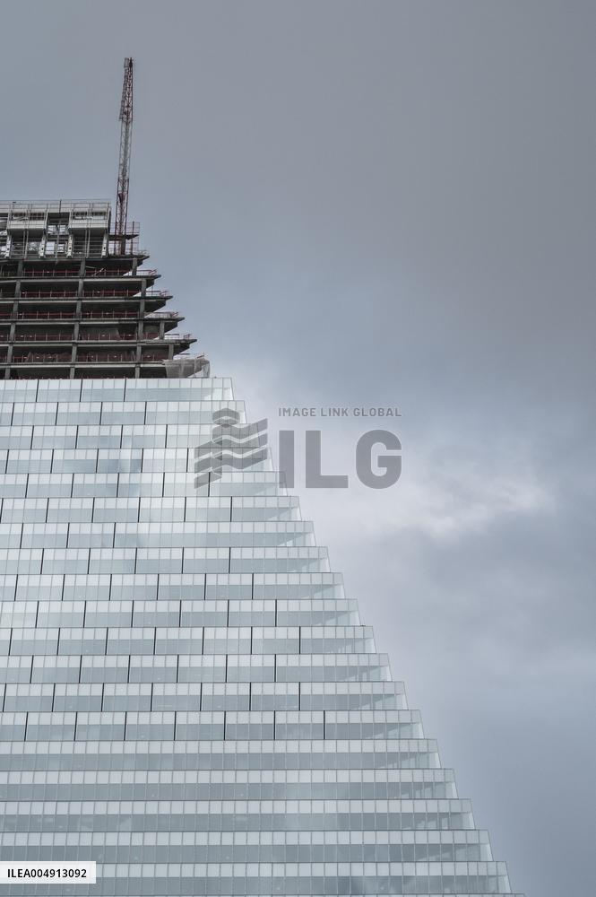 Illustration of the Triangle Tower - Paris