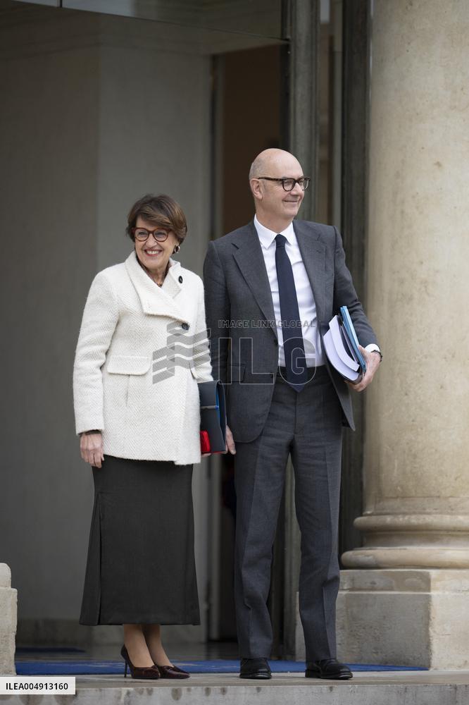 Weekly Cabinet Meeting - Paris