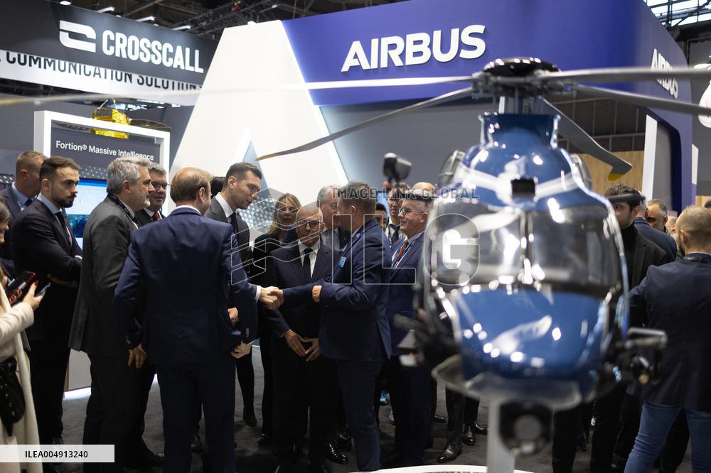 Jordan Bardella and Eric Ciotti visit MILIPOL Paris 2025 - Villepinte