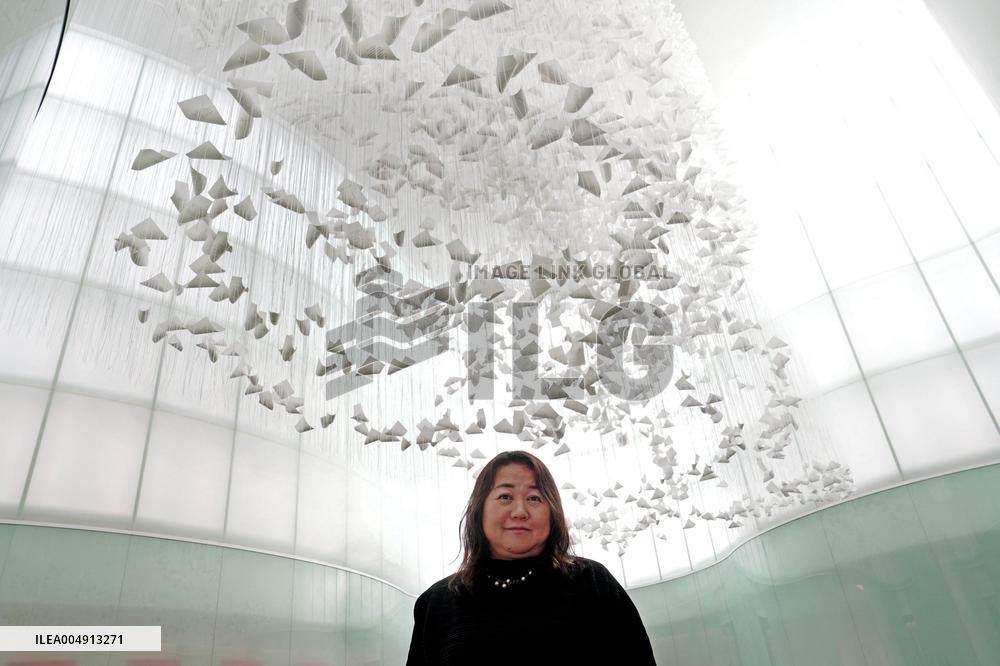 Chiharu Shiota's Art Installation Moment the Snow Melts at Mudec - Milan