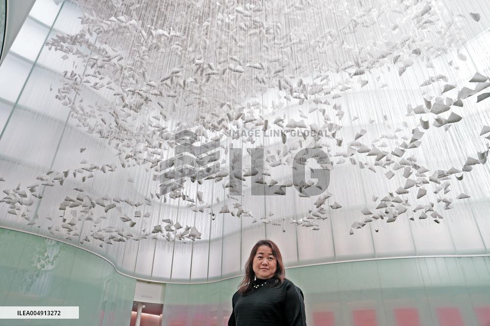 Chiharu Shiota's Art Installation Moment the Snow Melts at Mudec - Milan