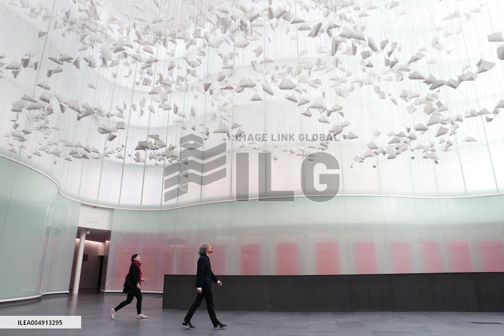 Chiharu Shiota's Art Installation Moment the Snow Melts at Mudec - Milan