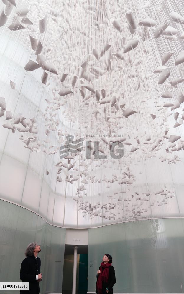 Chiharu Shiota's Art Installation Moment the Snow Melts at Mudec - Milan