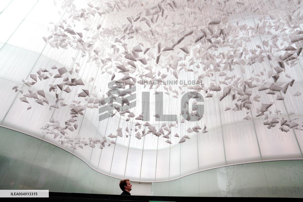 Chiharu Shiota's Art Installation Moment the Snow Melts at Mudec - Milan
