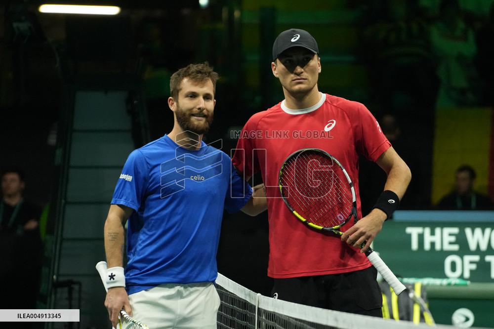 Davis Cup 2025 - Team France v Team Belgium - Italy