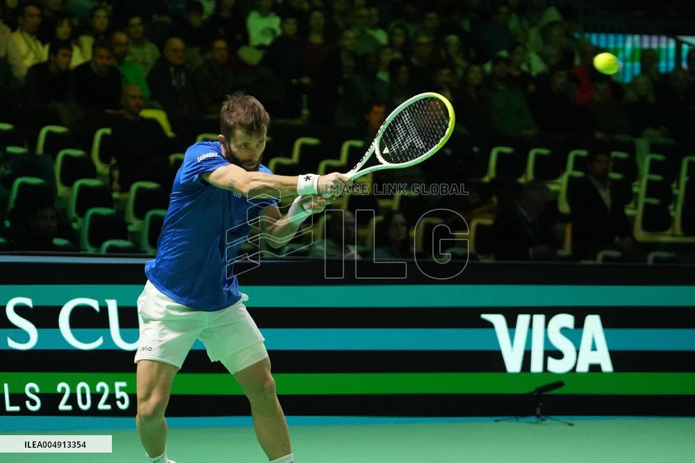 Davis Cup 2025 - Team France v Team Belgium - Italy