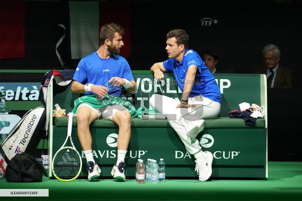 Davis Cup 2025 - Team France v Team Belgium - Italy