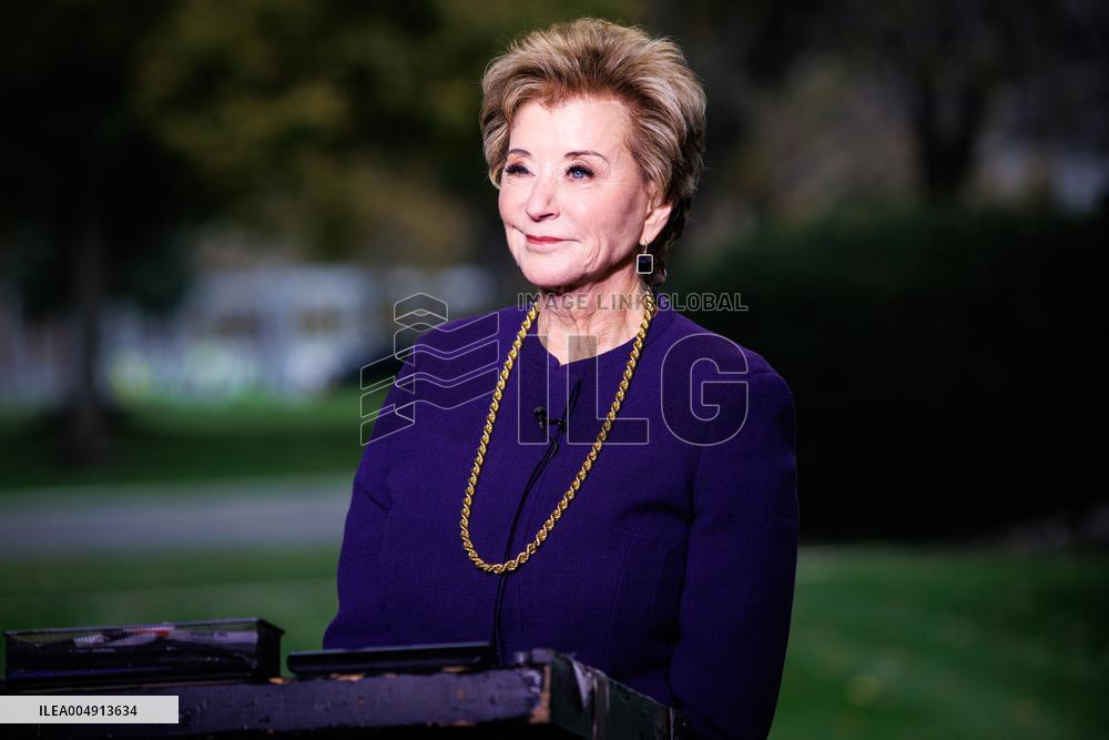 DC: Education Sec. Linda McMahon at White House