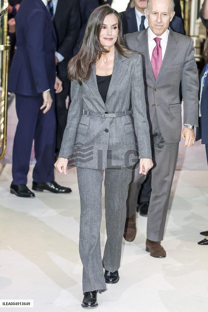 Queen Letizia At Data that improve lives Event - Madrid