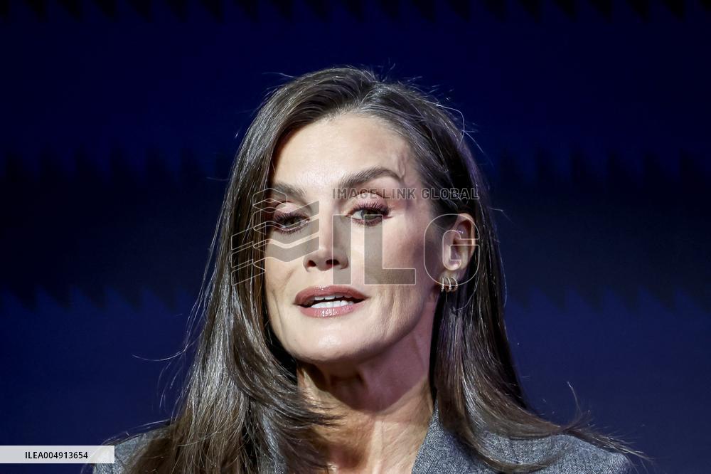 Queen Letizia At Data that improve lives Event - Madrid