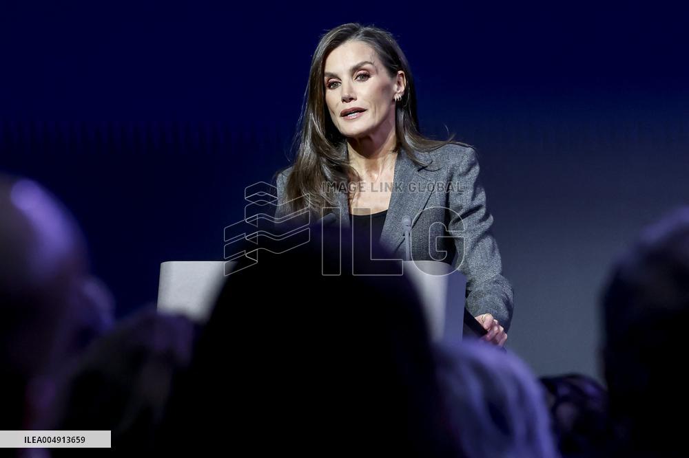 Queen Letizia At Data that improve lives Event - Madrid