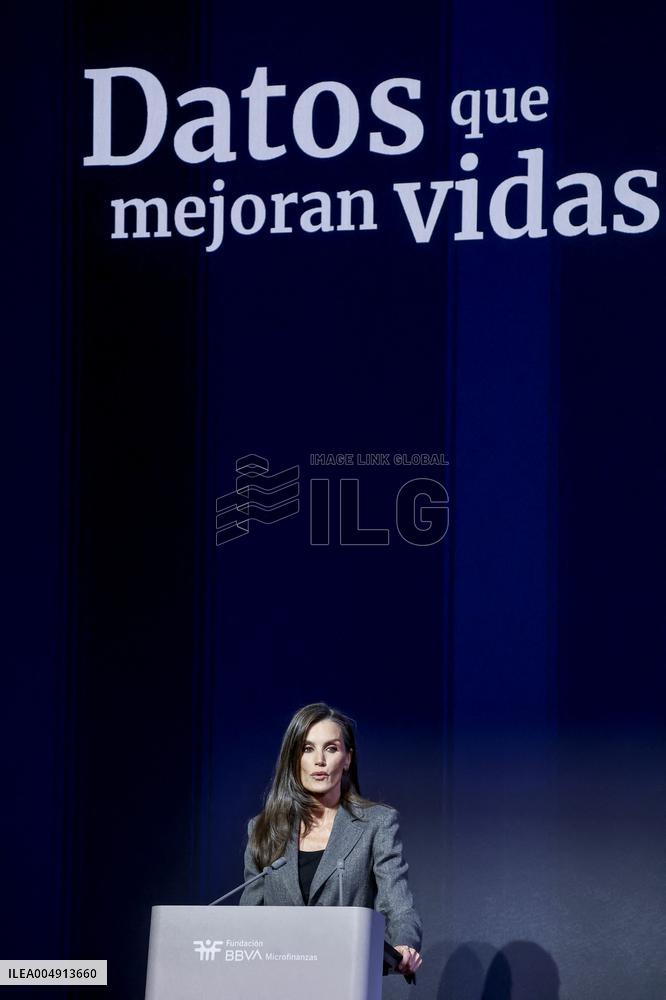 Queen Letizia At Data that improve lives Event - Madrid