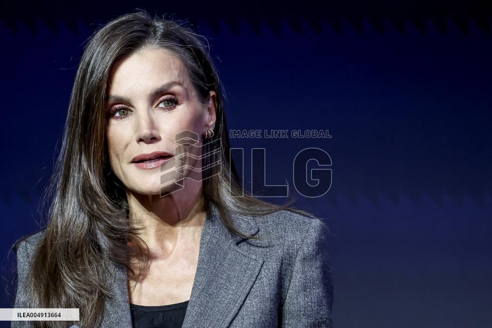 Queen Letizia At Data that improve lives Event - Madrid