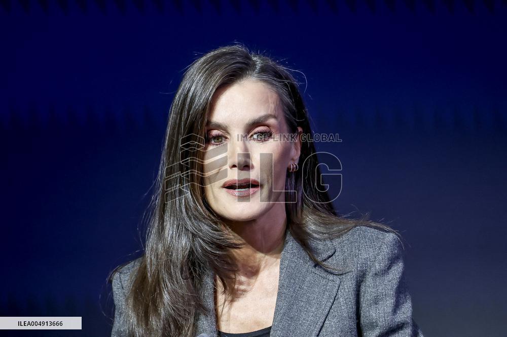 Queen Letizia At Data that improve lives Event - Madrid