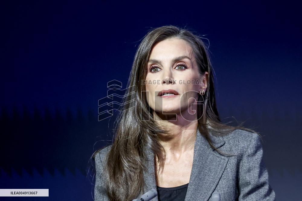 Queen Letizia At Data that improve lives Event - Madrid