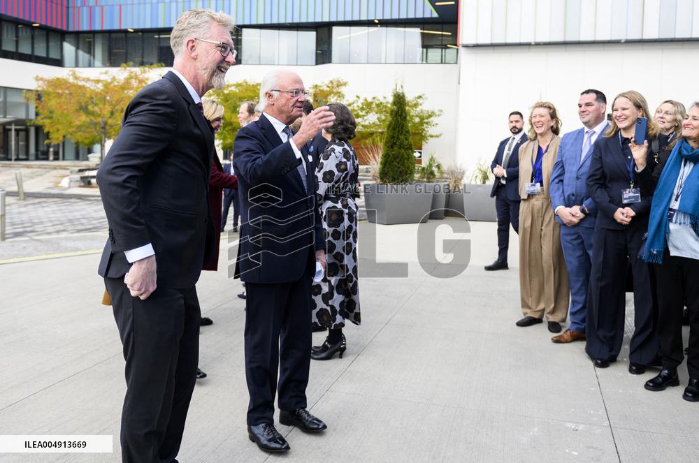 King Carl XVI Gustaf At Canadian Museum of Science and Technology - Ottawa