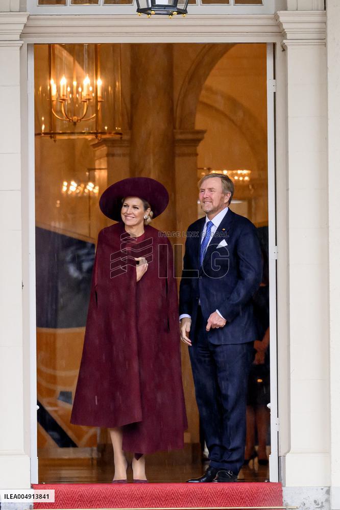 Dutch Royal Couple Receives Grand Duke And Duchess of Luxembourg - The Netherlands