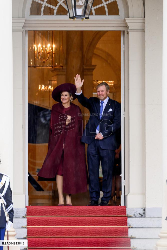 Dutch Royal Couple Receives Grand Duke And Duchess of Luxembourg - The Netherlands