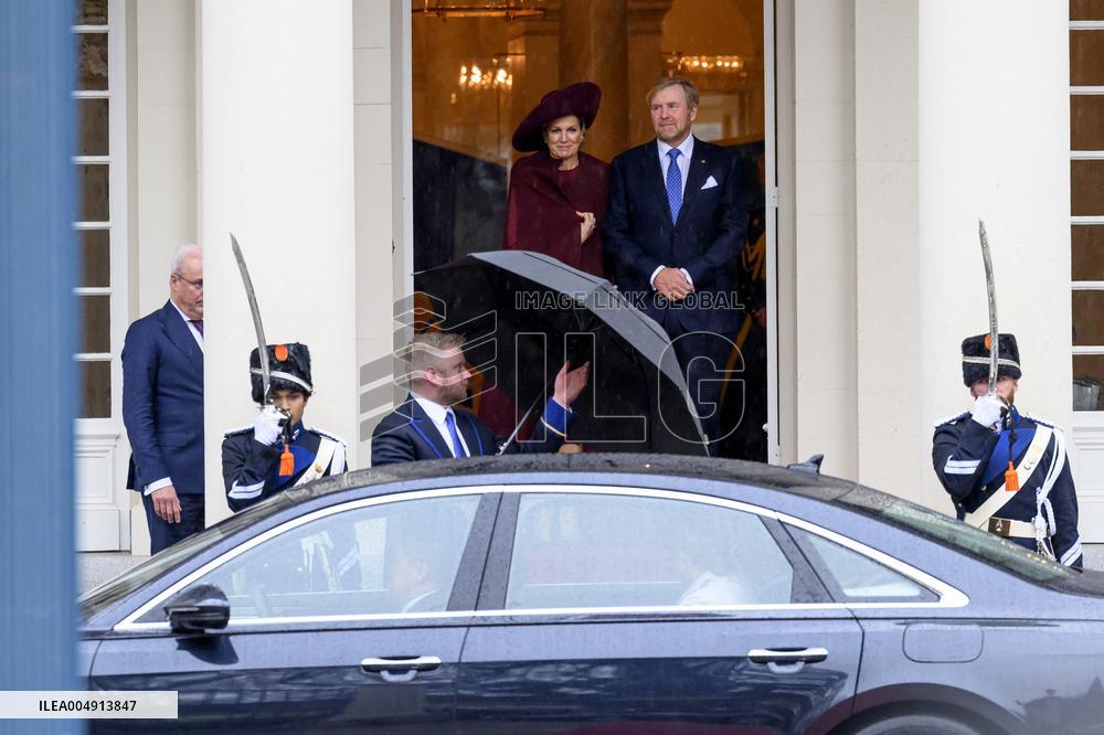 Dutch Royal Couple Receives Grand Duke And Duchess of Luxembourg - The Netherlands
