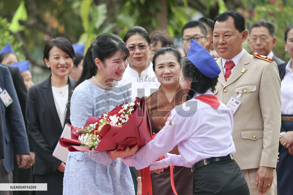 Japan Princess Aiko in Laos