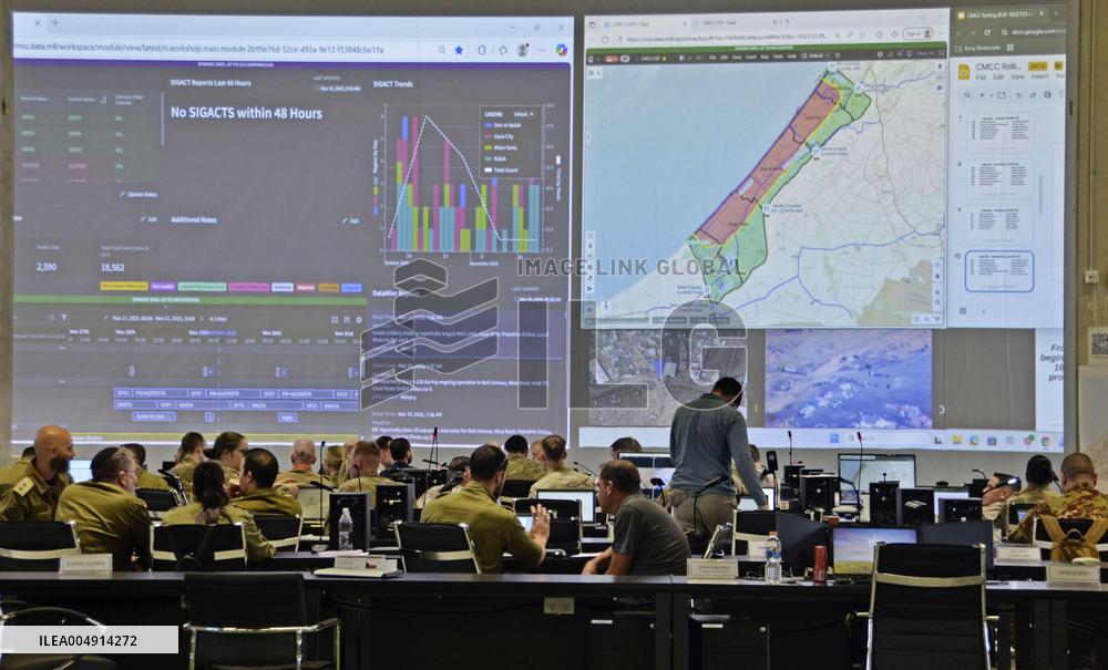 U.S.-led center overseeing Gaza cease-fire