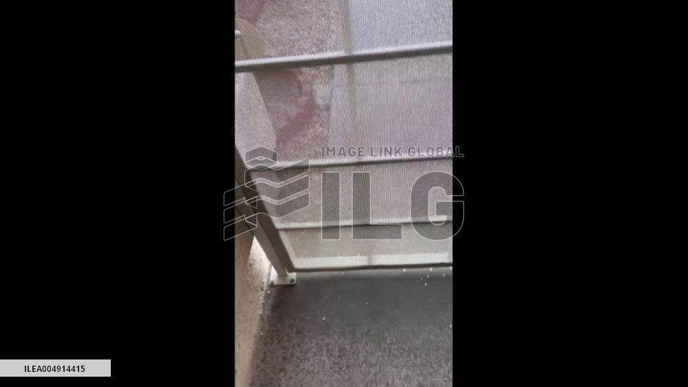 US: Thunderstorm Brings Hail to Las Vegas Valley 2