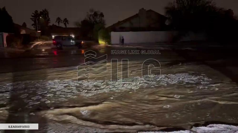 US: Hailstorm Hits Phoenix, Coating Roads and Triggering Flash Floods