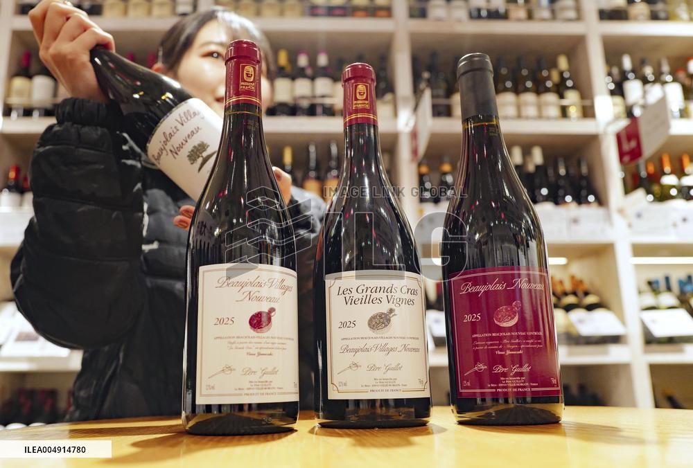 Beaujolais Nouveau wine in Japan