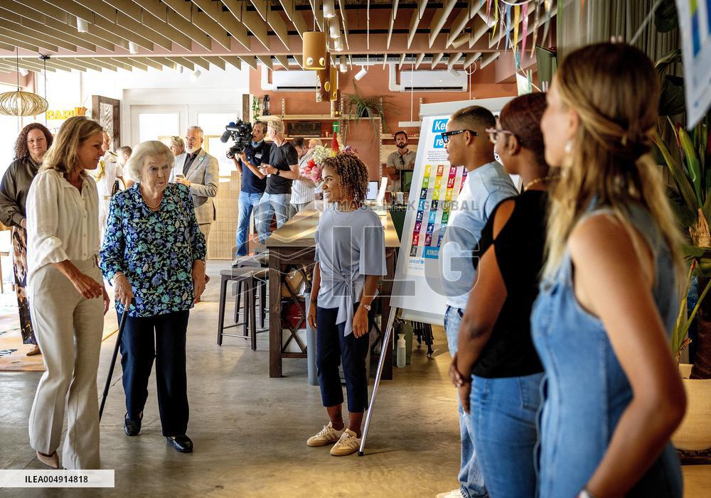 Princess Beatrix Visits Bonaire - Netherlands