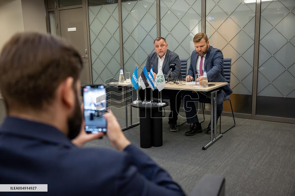 Press conference of Tallinn coalition talks
