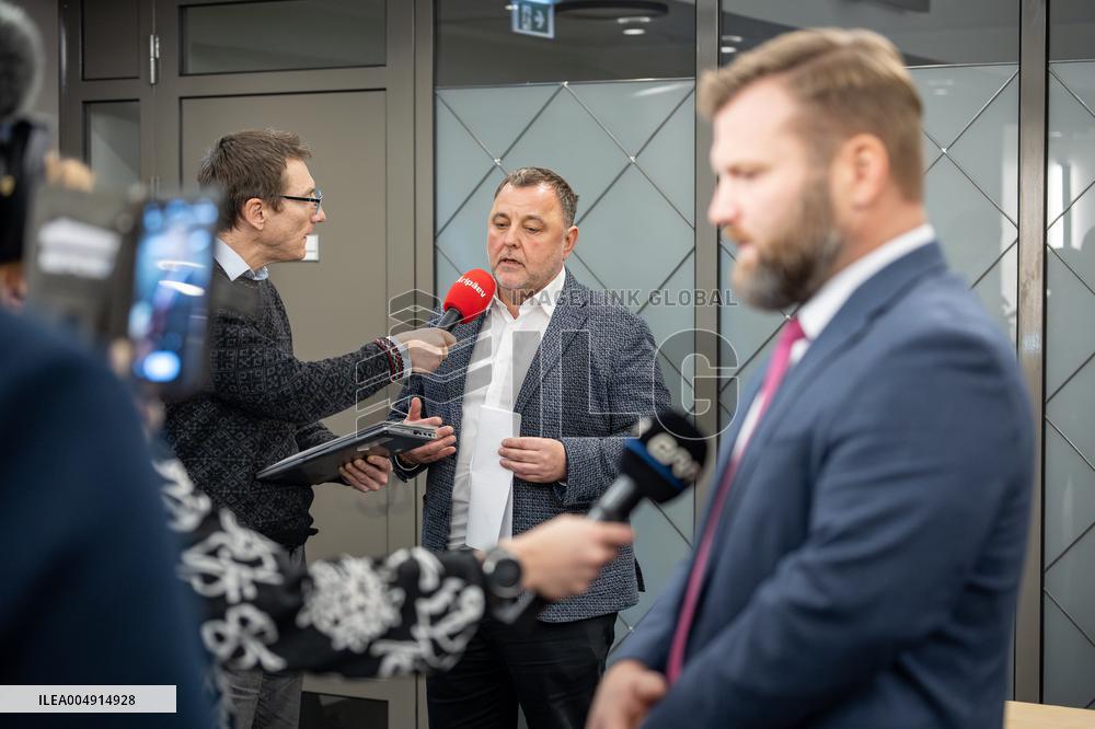 Press conference of Tallinn coalition talks