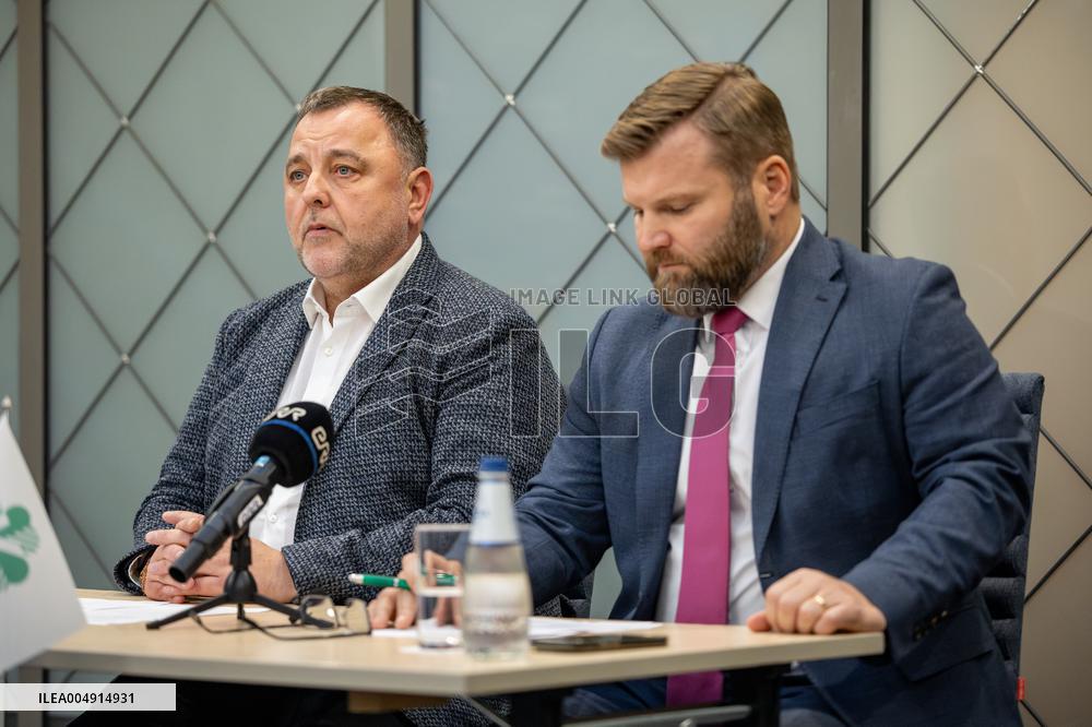 Press conference of Tallinn coalition talks