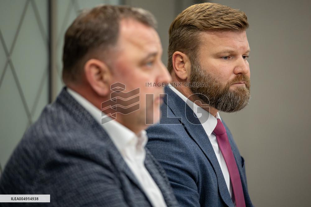 Press conference of Tallinn coalition talks