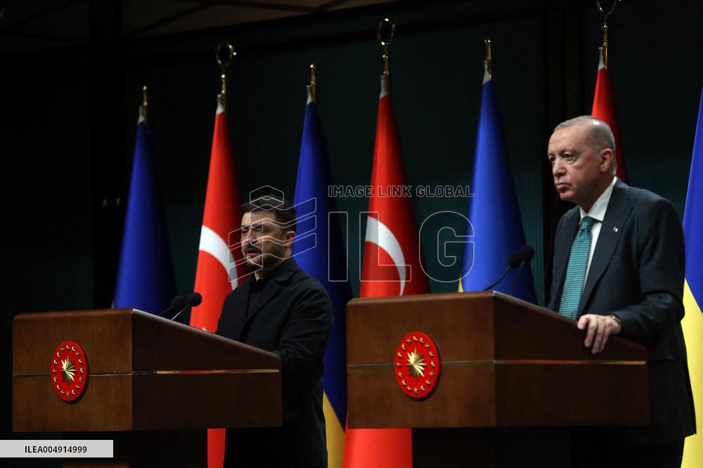 Erdogan Meets Zelensky - Ankara
