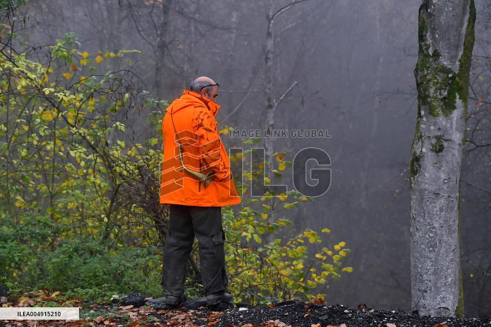 Hunting in Normandy in The Forest of Écouves - France