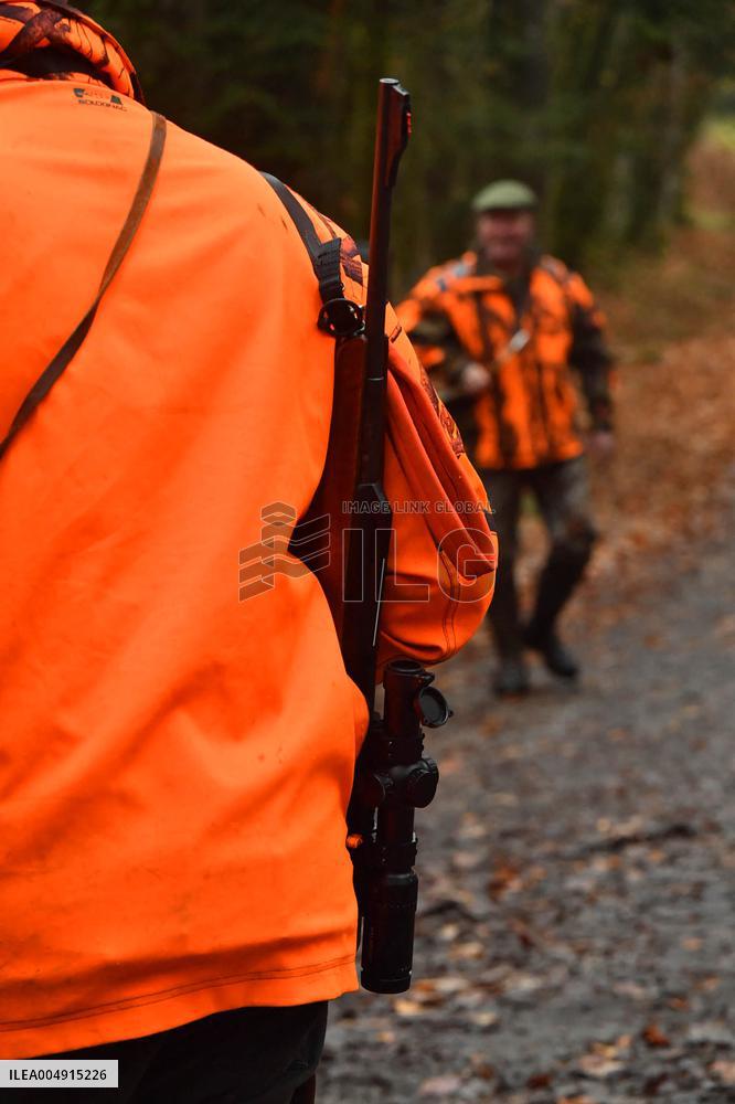 Hunting in Normandy in The Forest of Écouves - France