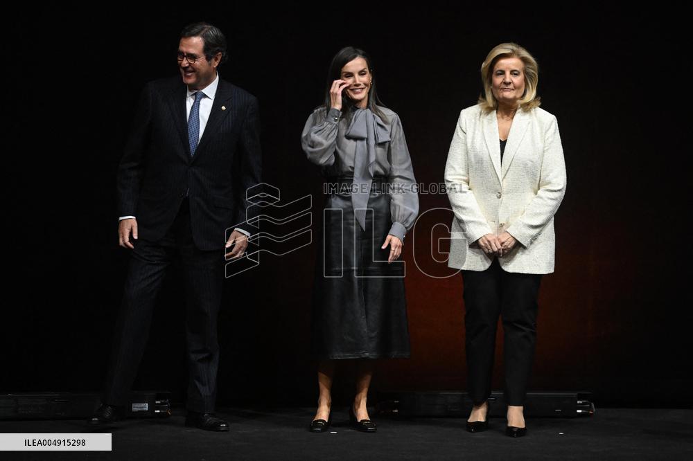Queen Letizia At 40th Anniversary of Fundacion CEOE - Madrid