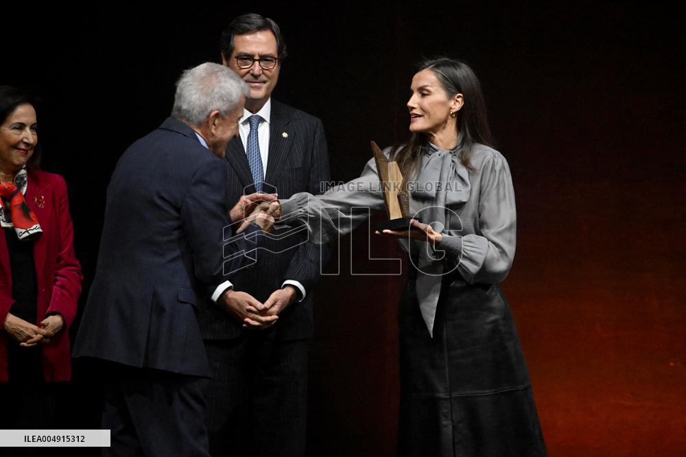 Queen Letizia At 40th Anniversary of Fundacion CEOE - Madrid