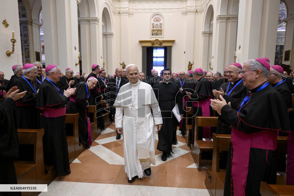 Pope Leo XIV Visits Assisi - Italy