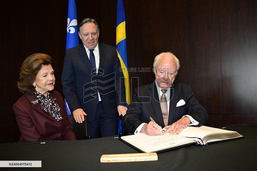 SWEDISH ROYAL STATE VISIT TO CANADA