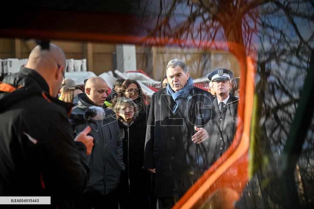 Philippe Tabarot Visits The Saint-Denis Maintenance And Intervention Center