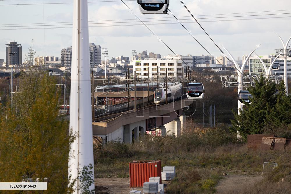 First urban cable car in the Paris region - Limeil-Brevannes