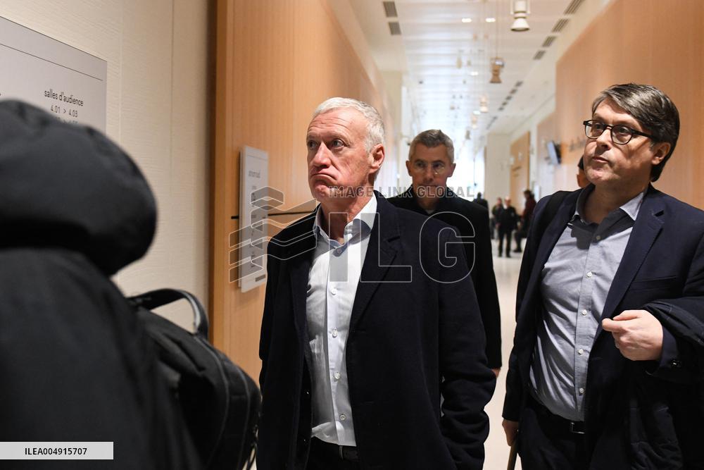 Didier Deschamps' Defamation Trial Against Daniel Riolo - Paris