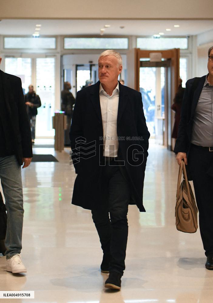 Didier Deschamps' Defamation Trial Against Daniel Riolo - Paris