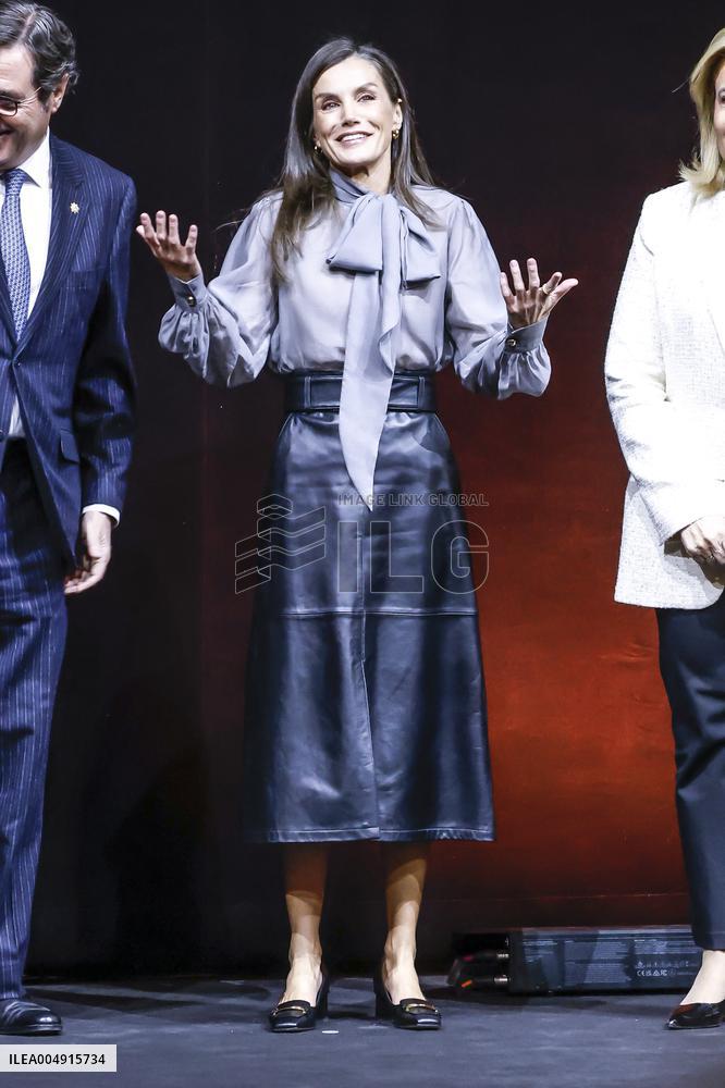 Queen Letizia At CEOE Foundation 40th Anniverssary - Madrid
