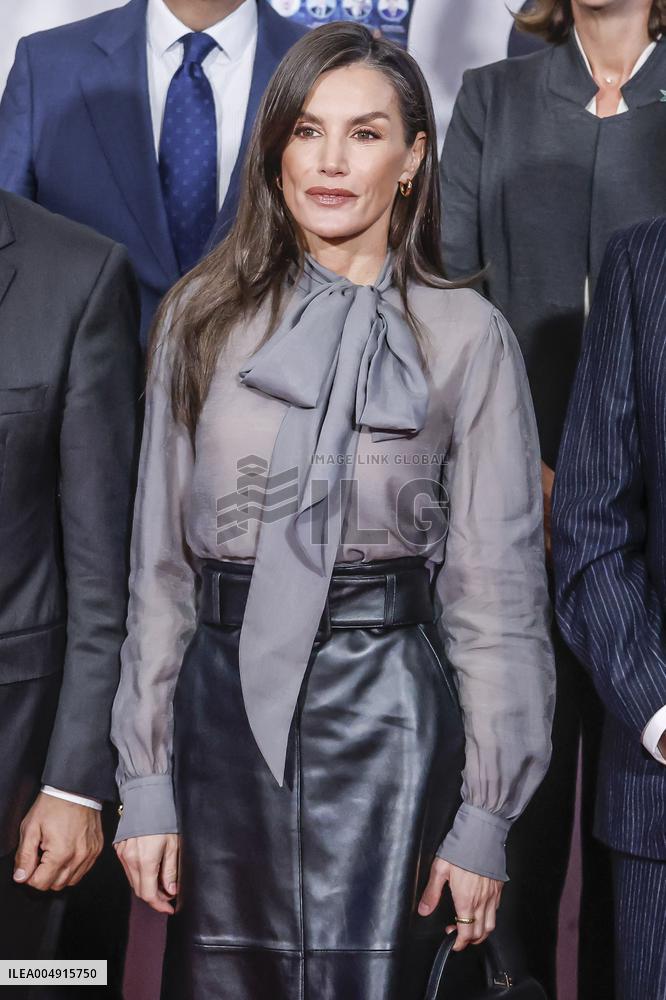 Queen Letizia At CEOE Foundation 40th Anniverssary - Madrid