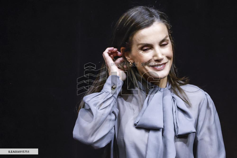 Queen Letizia At CEOE Foundation 40th Anniverssary - Madrid