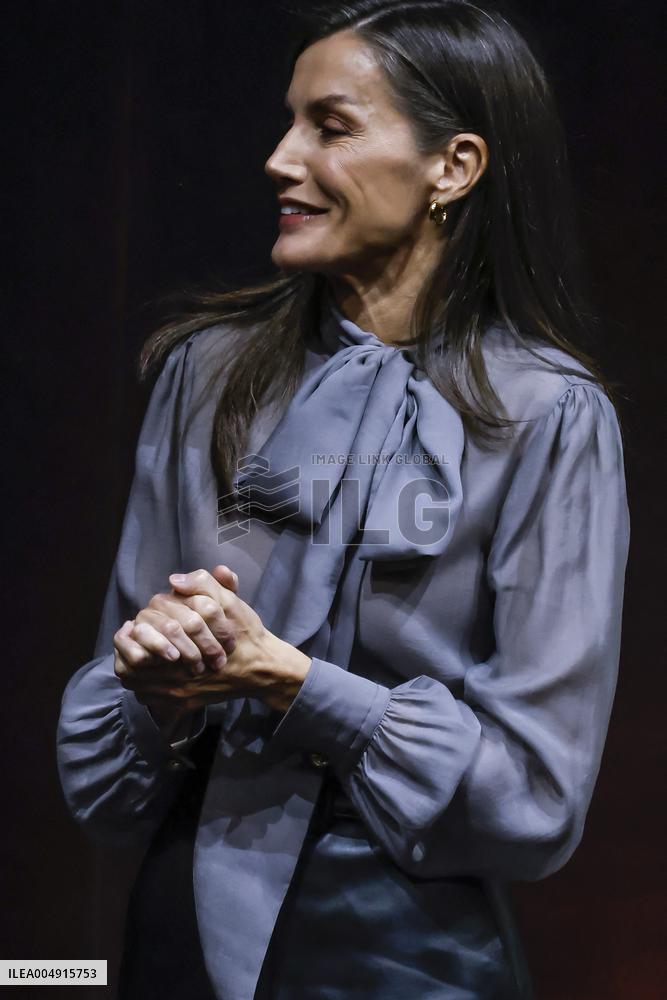 Queen Letizia At CEOE Foundation 40th Anniverssary - Madrid