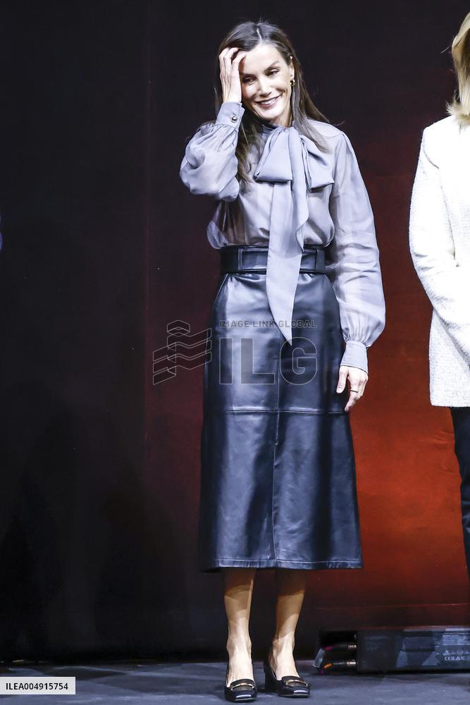 Queen Letizia At CEOE Foundation 40th Anniverssary - Madrid